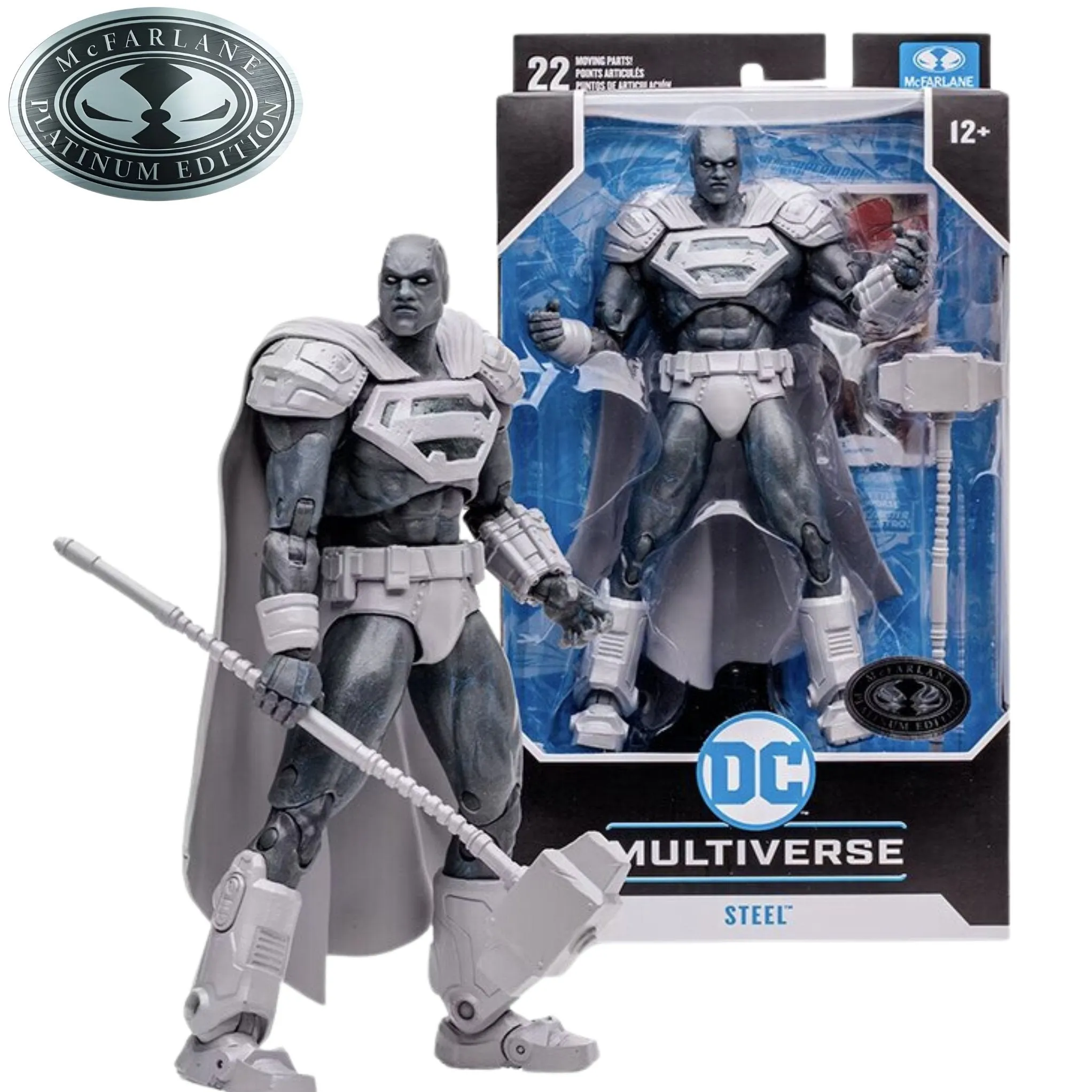 DC Multiverse Platinum Edition Steel (Reign of Superman)