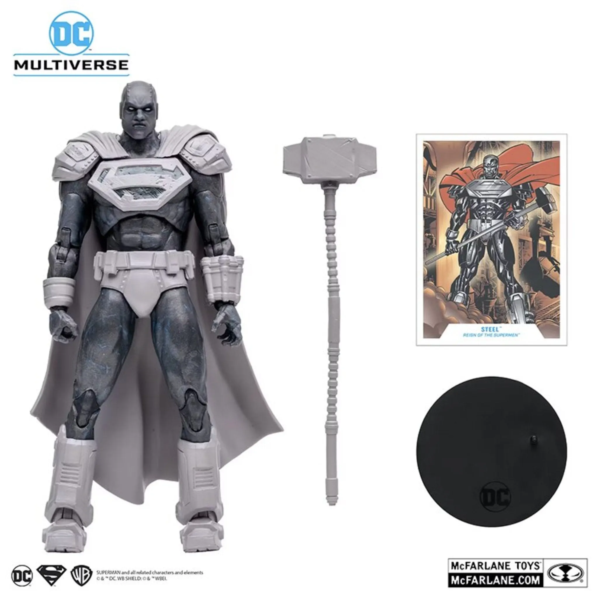 DC Multiverse Platinum Edition Steel (Reign of Superman)