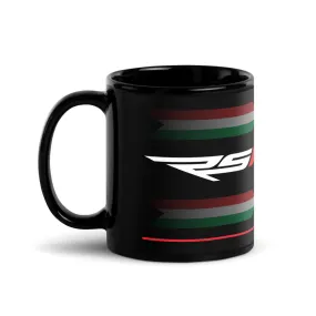 Designed Black Glossy Mug - Cup Inspired Aprilia RSV4 Motorcycle Model - MM6220