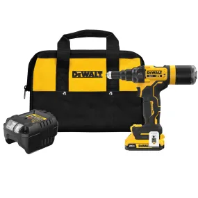 DeWalt DCF403D1 20V MAX XR Brushless Cordless 3/16" Rivet Tool Kit