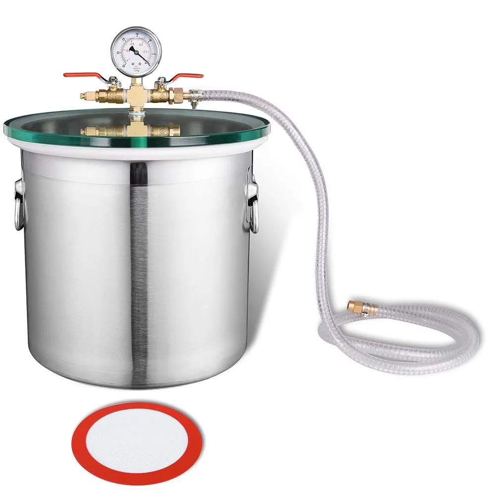 DIY 5-Gal Vacuum Degassing Chamber Stainless Steel