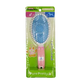 DoggyMan Pure Pretty Rubber Cushioned Pin Brush Medium (PP-03)