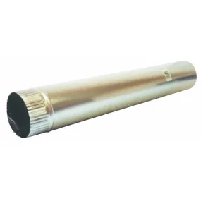 Dundas Jafine P4E20ZW Aluminum Snap Lock Pipe, 4" x 24"