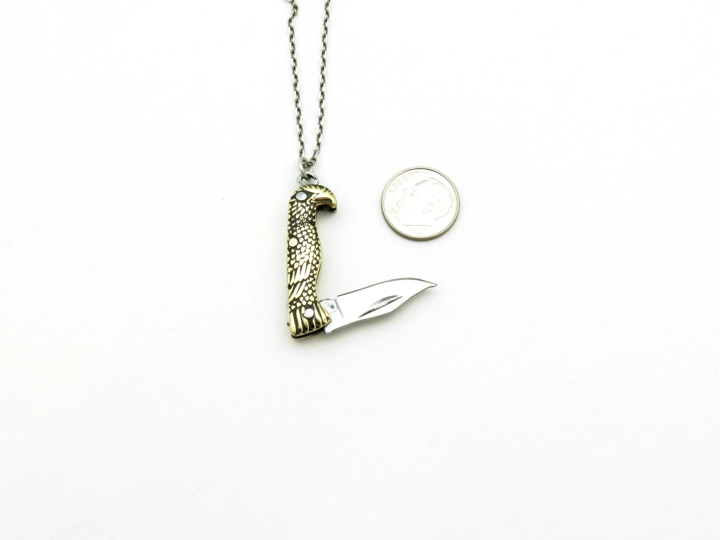 Eagle Mini Knife Necklace