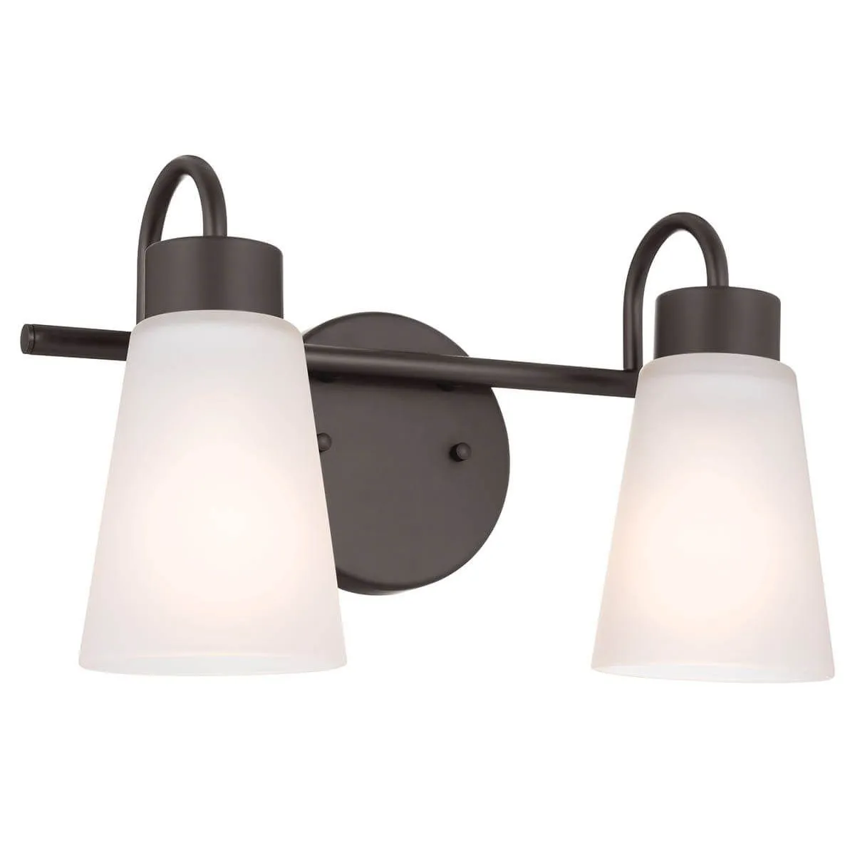 Erma 14 in. 2 Lights Vanity Light Old Bronze finish