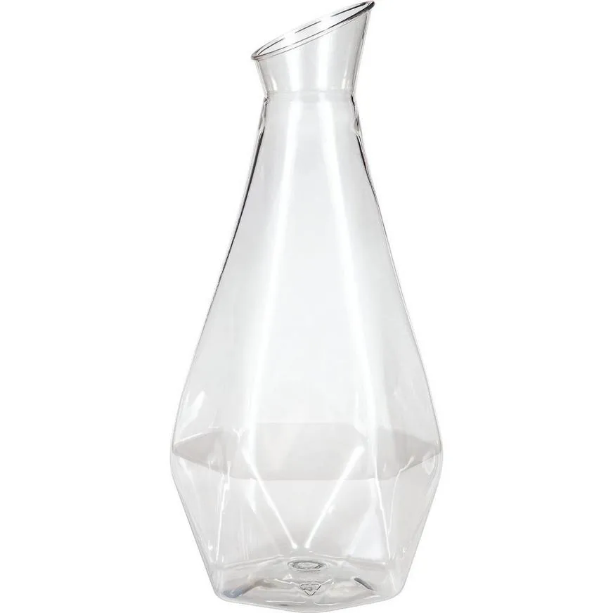 Faceted Clear Plastic Carafe 45oz | 1 ct