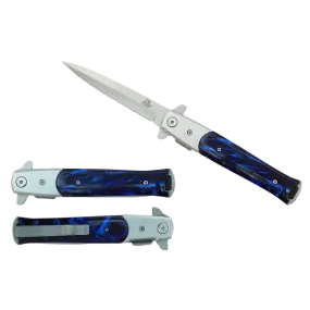 Falcon 8 3/4" Blue Spring Assisted Knife