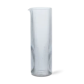 ferm Living Ripple Water Jug in Clear Glass