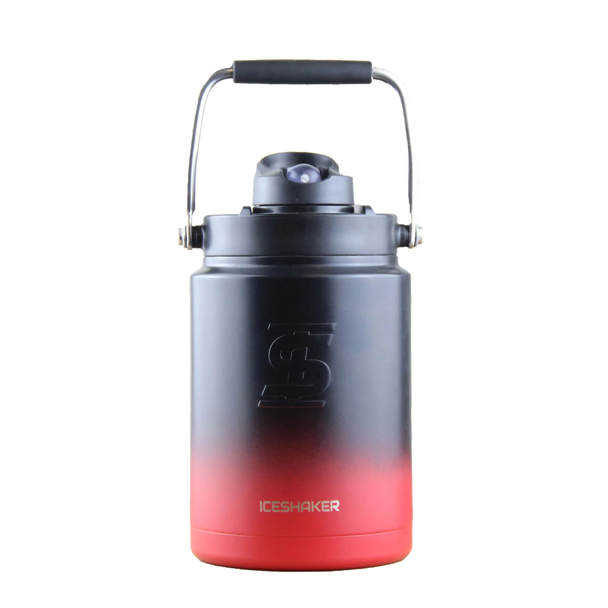 FIT2SERVE As Much Rest As Possible Half Gallon Jug - Red Black Ombre