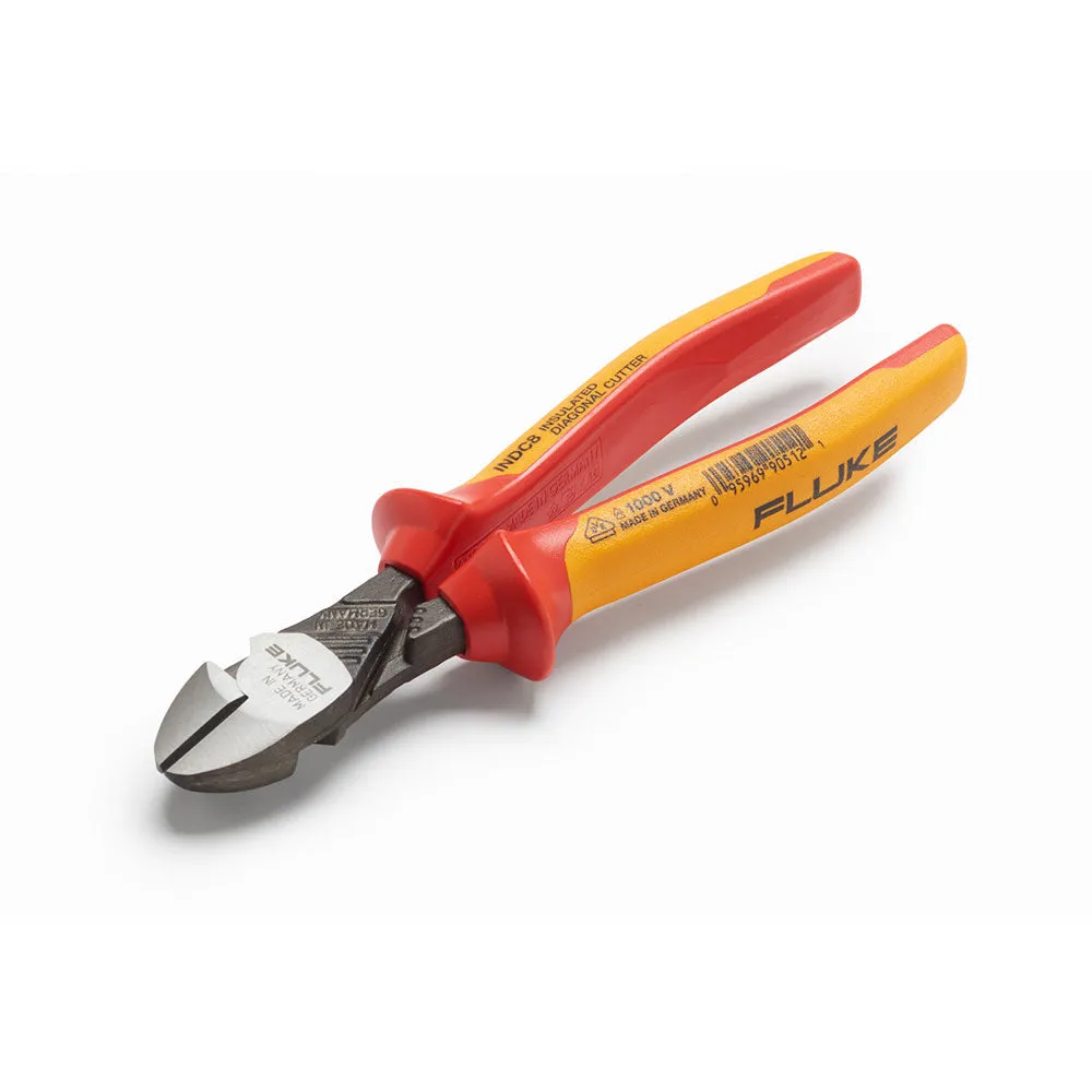 Fluke 5067244 INDC8 Insulated High Leverage Diagonal Cutter, 8" 1000V