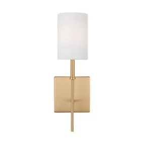 FOXDALE 15 in. Bath Sconce Satin Brass finish