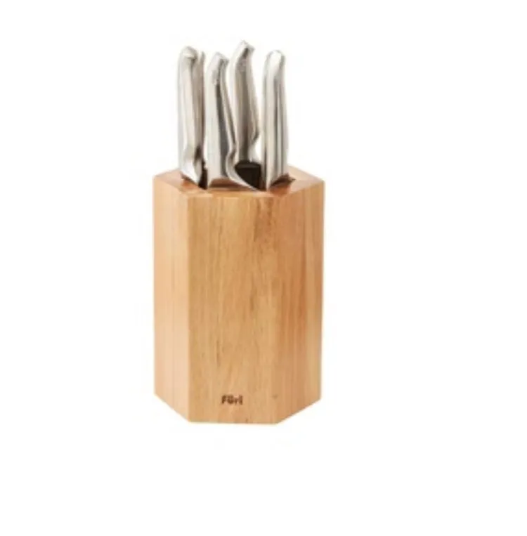 Furi pro 7 piece knife block set.