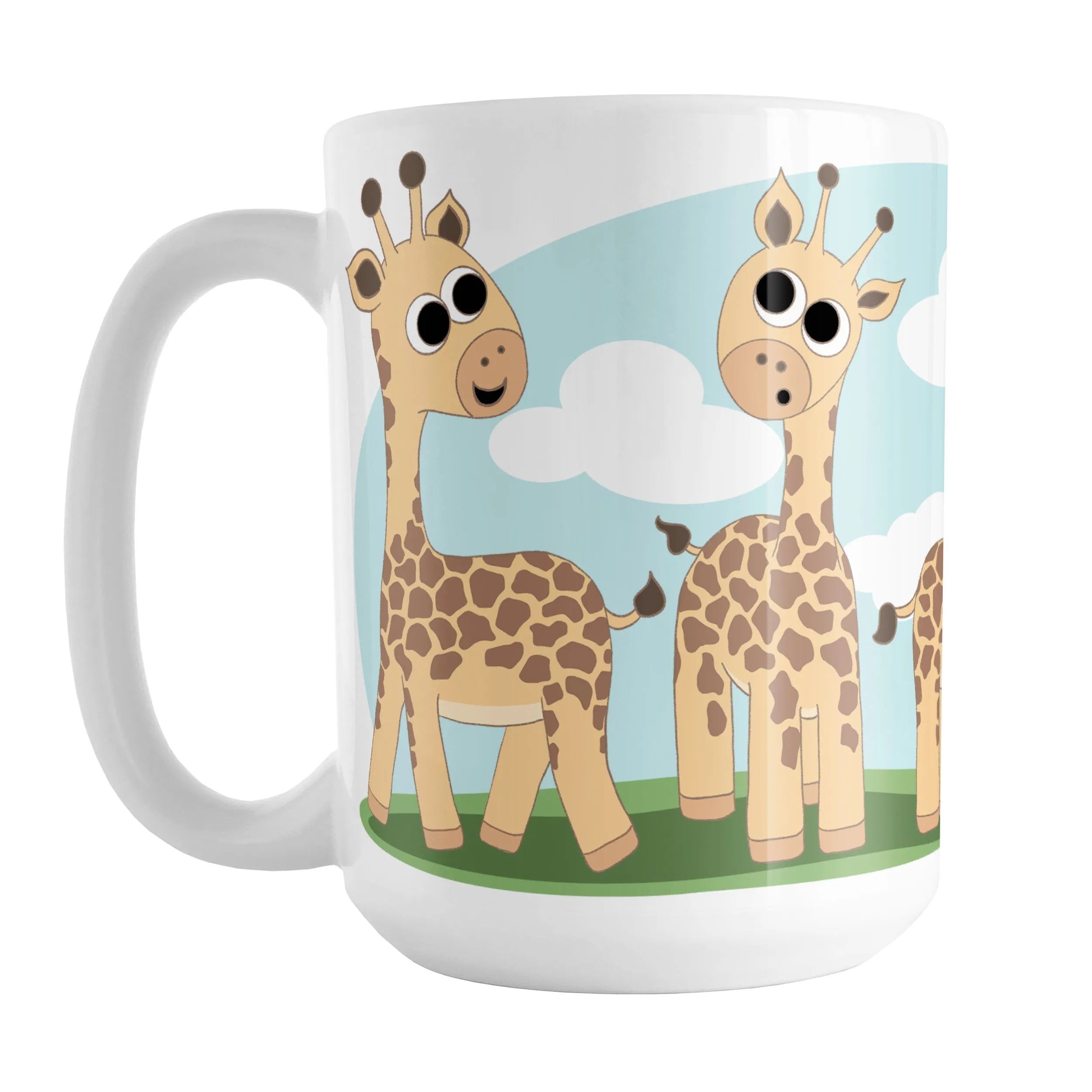 Gathering Giraffes Mug