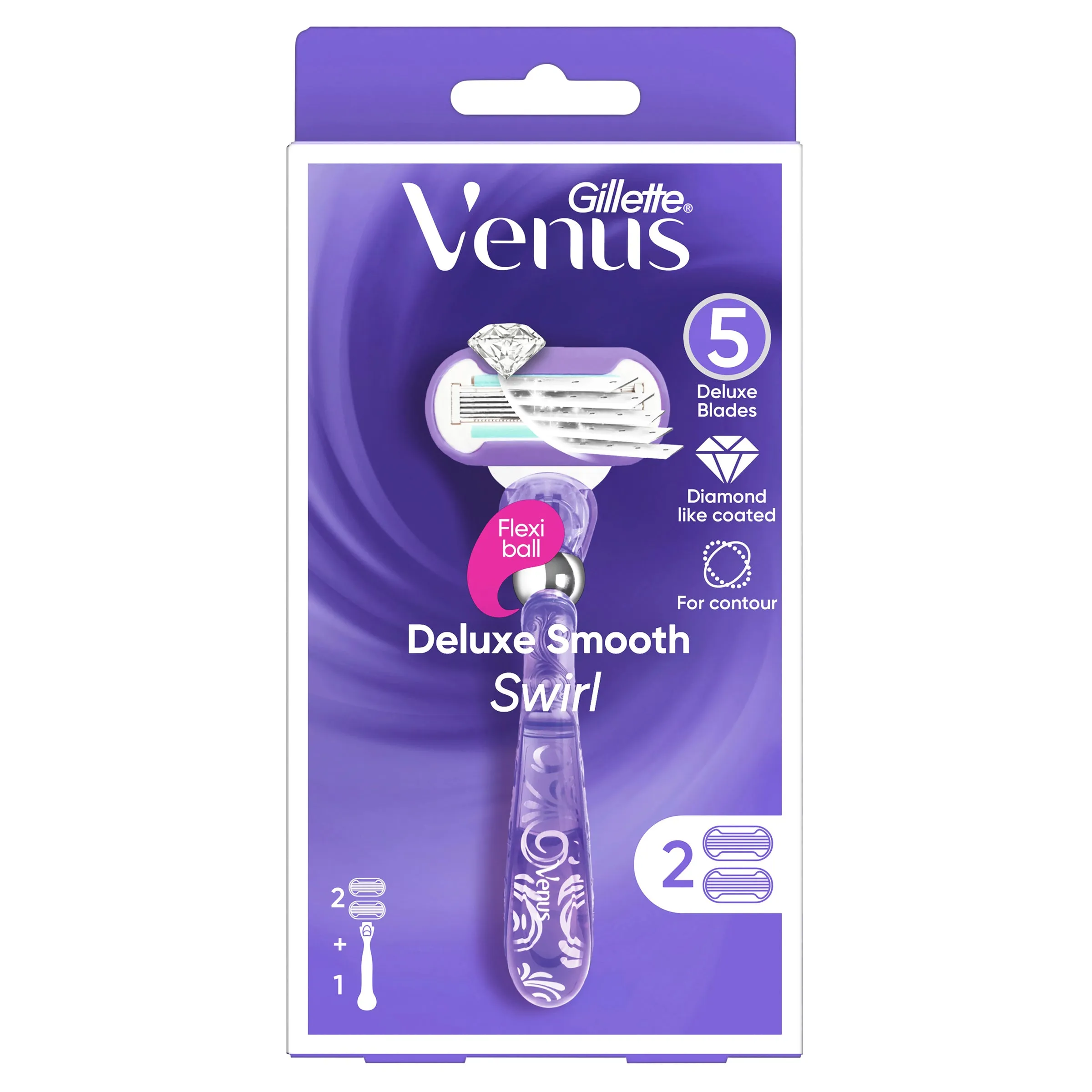 Gillette Venus Swirl Razor 2Up