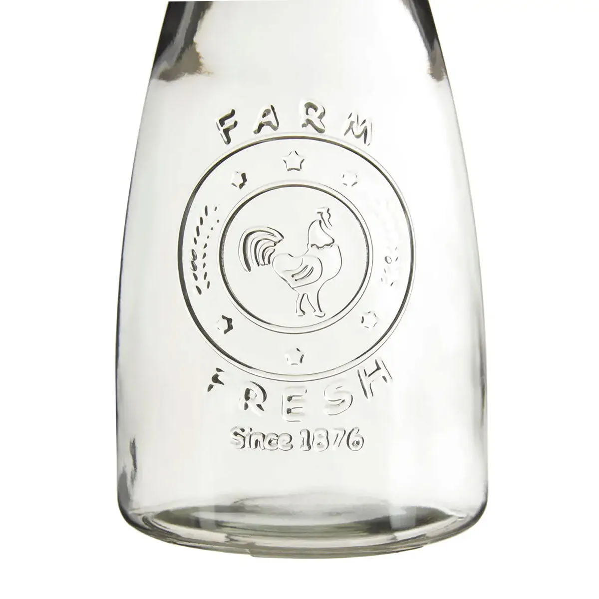 Glass Embossed Carafe