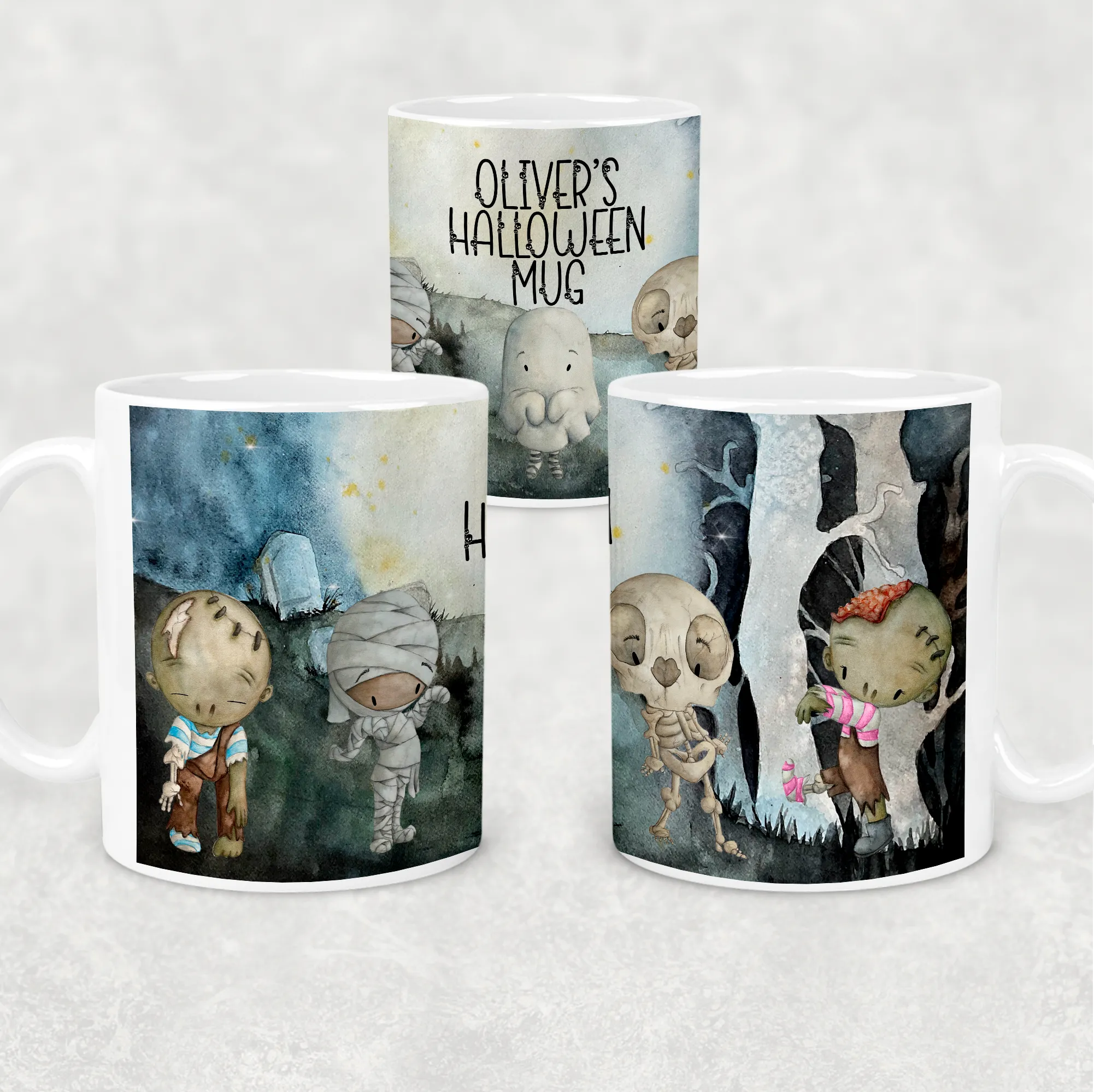 Graveyard Halloween Kids Unbreakable Mug