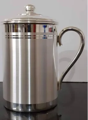 Handcrafted Pure Silver Drinking Jug - Elegant and Durable Design for Daily Usage