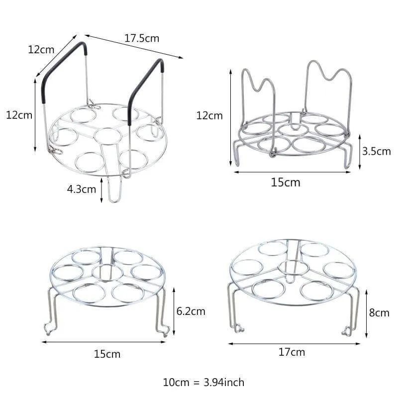 Heat Resistant Stackable Egg Steamer Rack