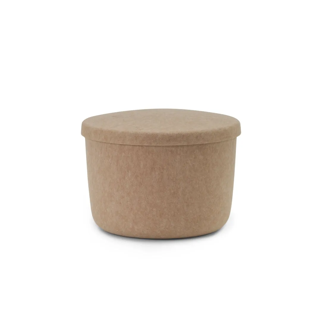 Hide Storage Pouf