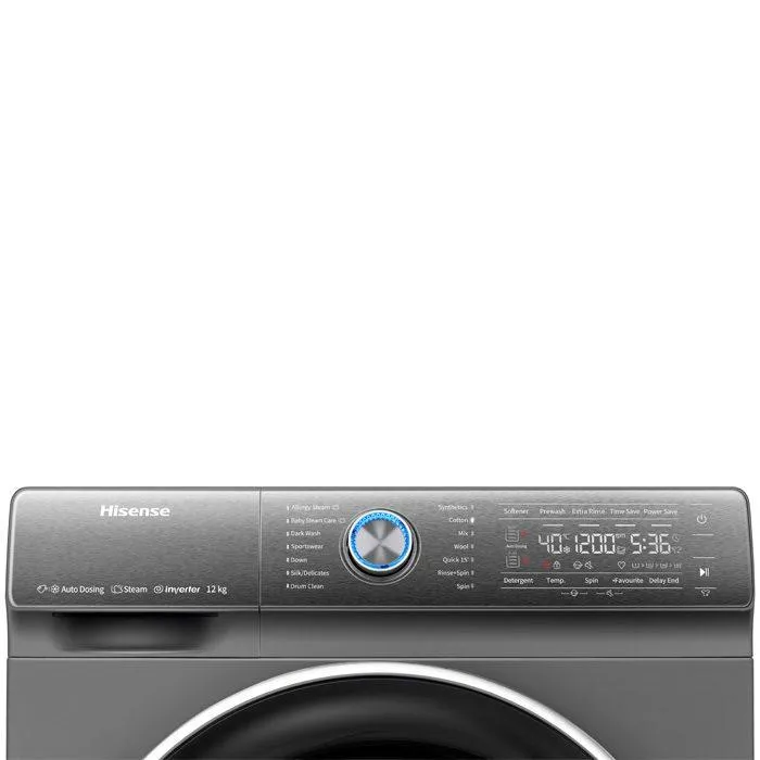 Hisense 12KG Washing Machine, WDQR1214VAJMT