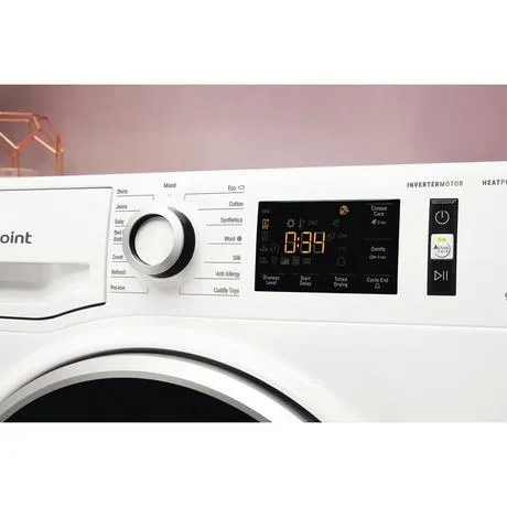 Hotpoint NTSM1192SKUK 9kg Heat Pump Tumble Dryer White