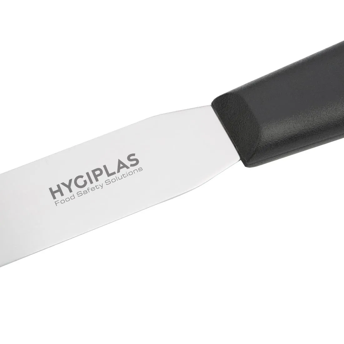 Hygiplas Straight Blade Palette Knife Black 10.3cm - D401