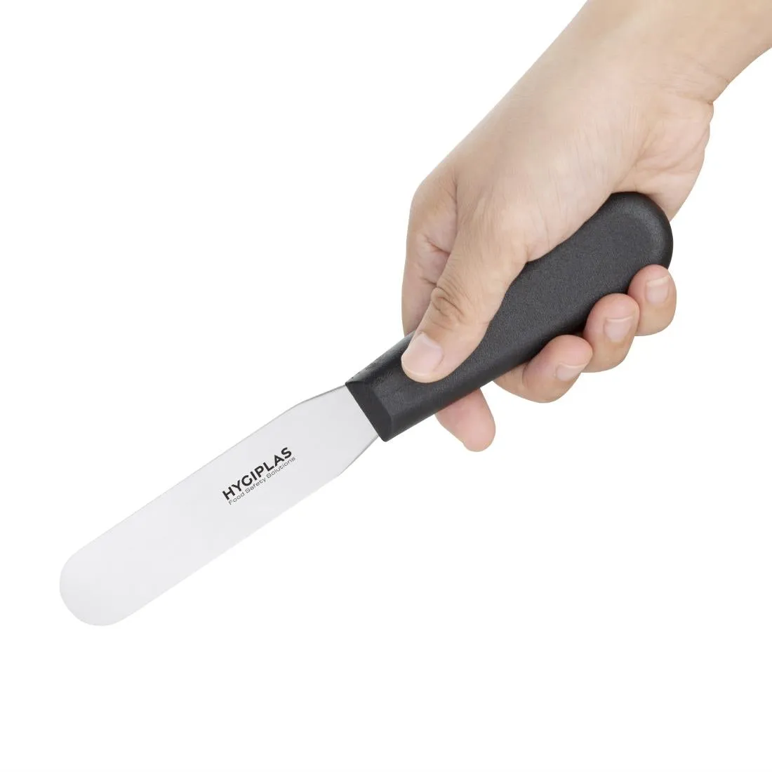 Hygiplas Straight Blade Palette Knife Black 10.3cm - D401