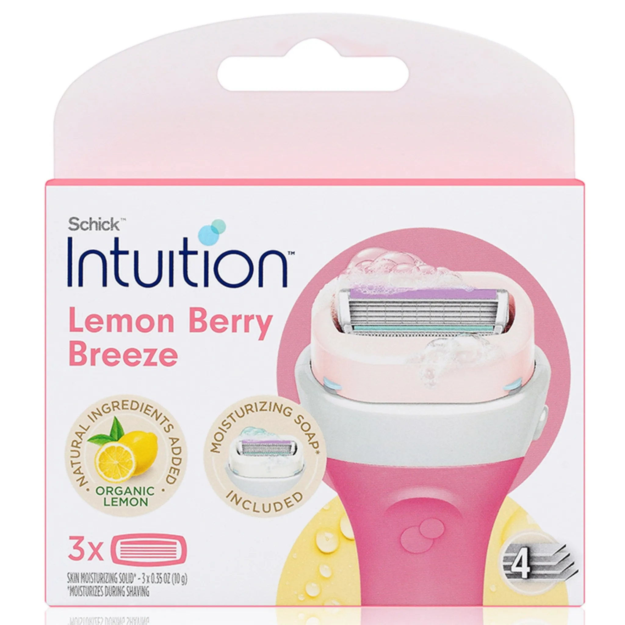 Intuition Lemon Berry Breeze Women's Razor, 3 Count, 1 Count - Women's Razor - 🏆 #51 - Household Items - Best of December