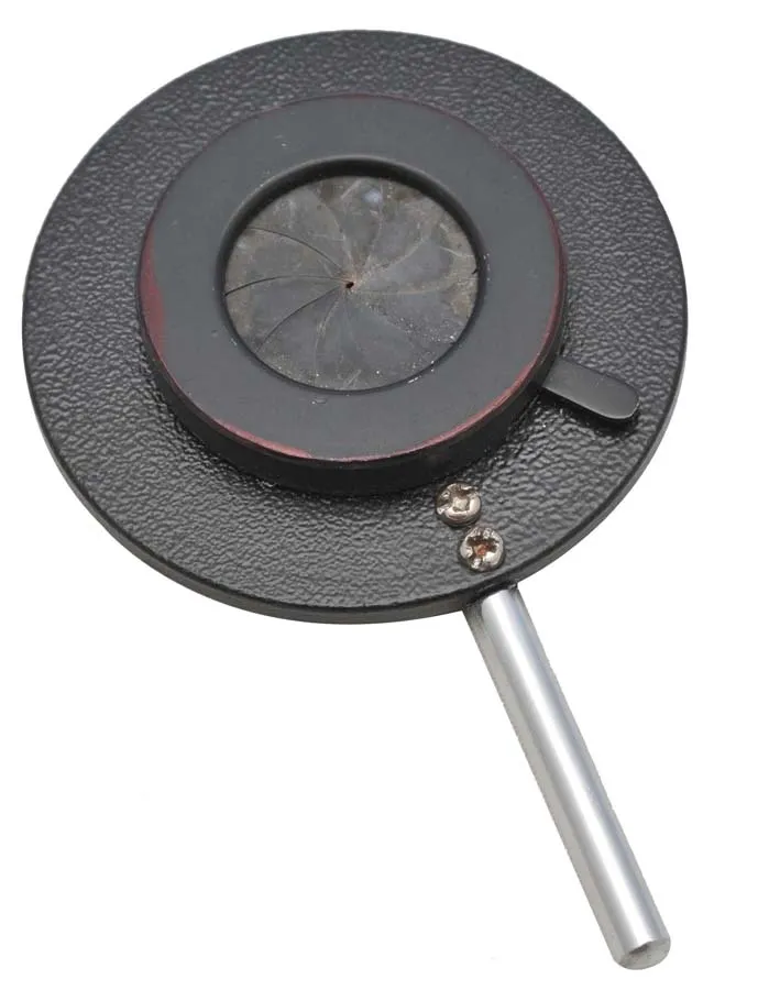 Iris Diaphragm, 3" Diameter (75mm) - Adjustable Inner Diameter - 30mm Maximum Aperture