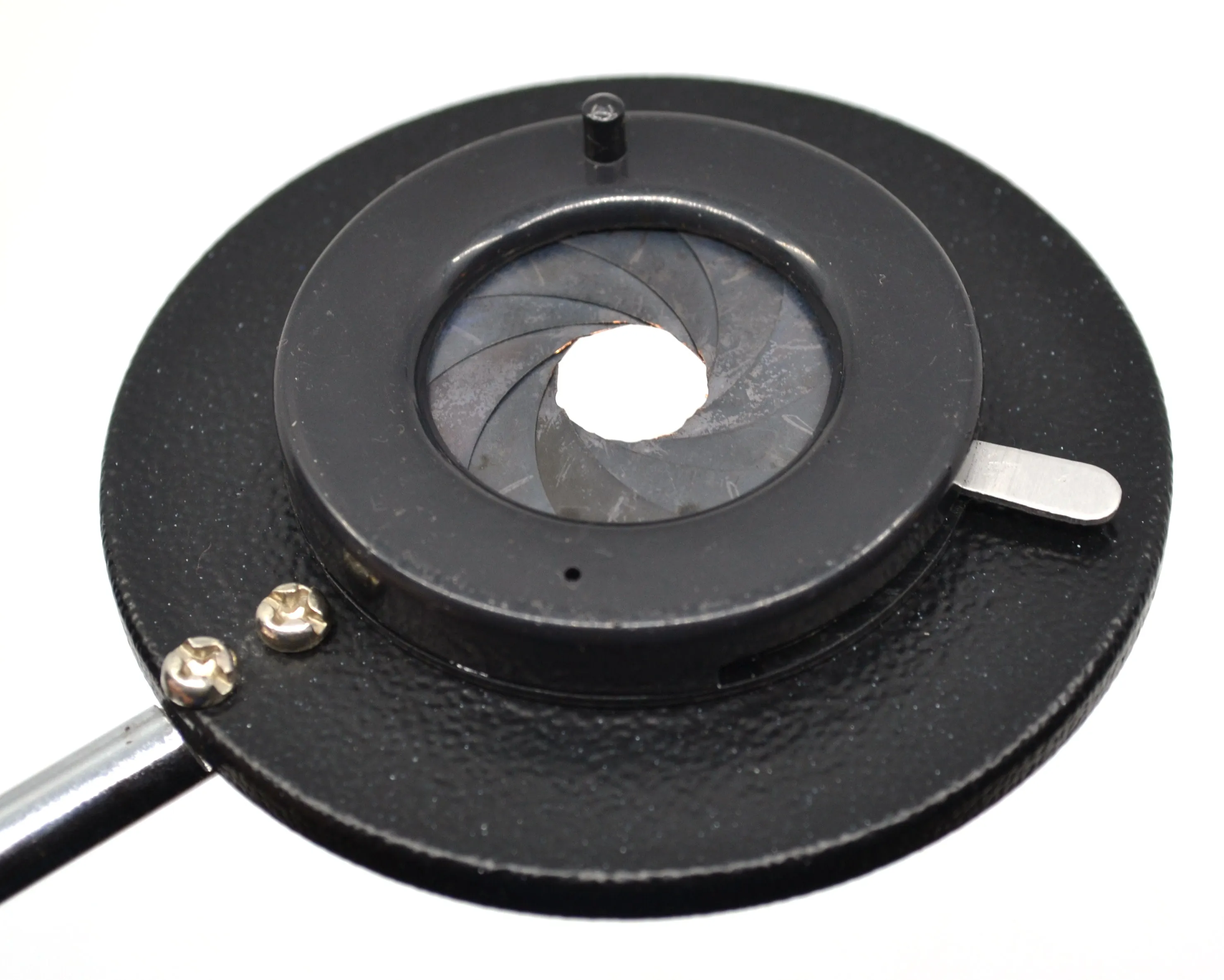 Iris Diaphragm, 3" Diameter (75mm) - Adjustable Inner Diameter - 30mm Maximum Aperture