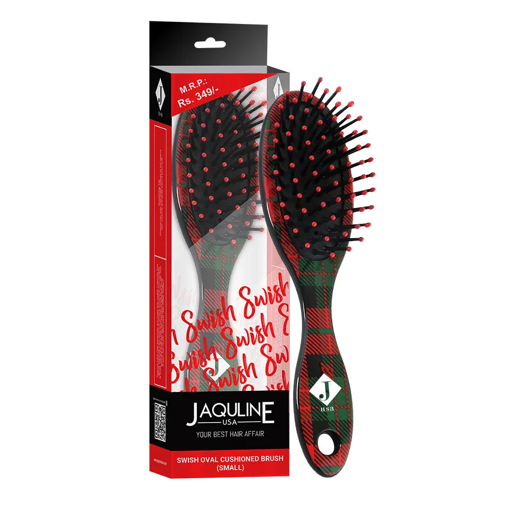 Jaquline USA SWISH OVAL CUSHION BRUSH (SMALL)