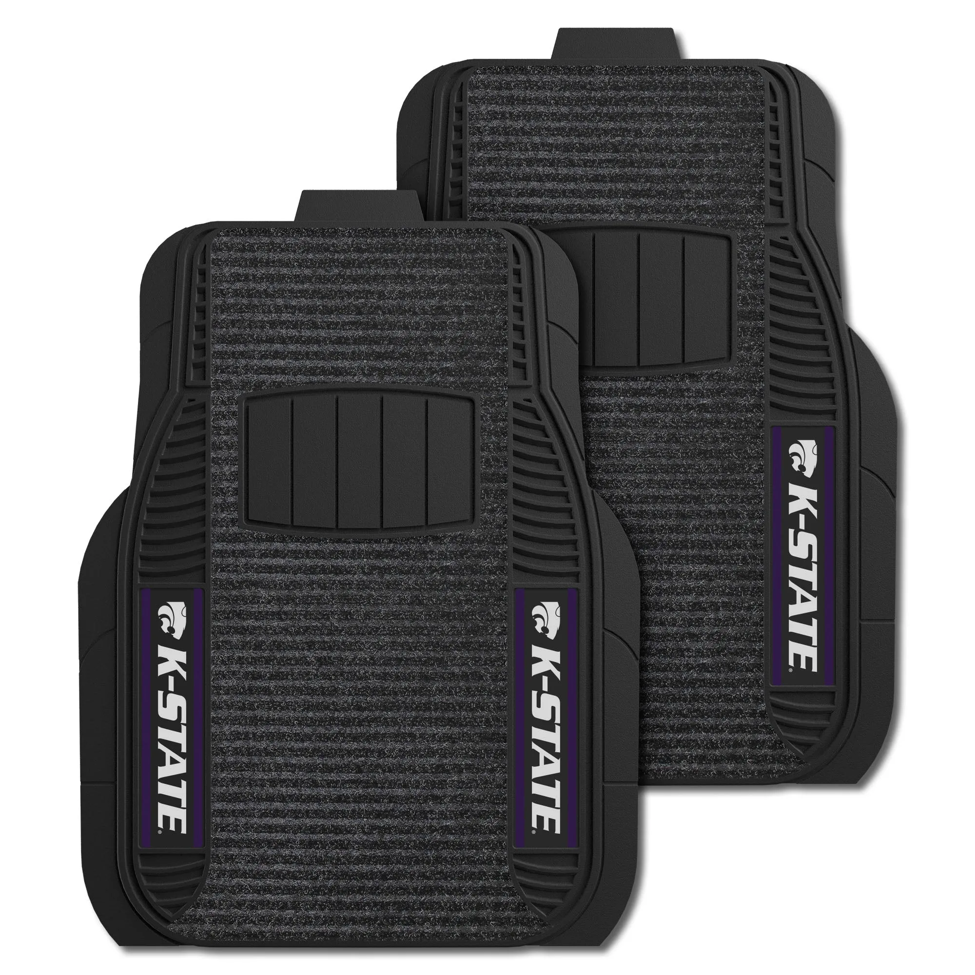 Kansas State Wildcats 2 Piece Deluxe Car Mat Set