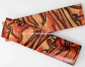 Kirinite Bengal Tiger Knife Scales - Set of 2