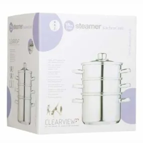 Kitchen Craft 3-Tier Steamer 18 cm S/S