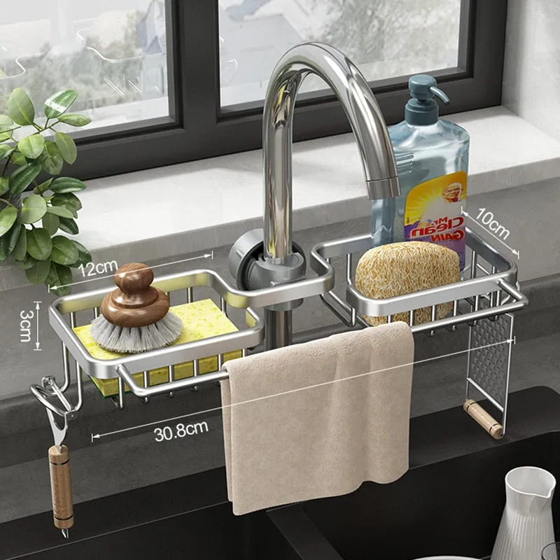 Kitchen Organizer Sink Drain Rack