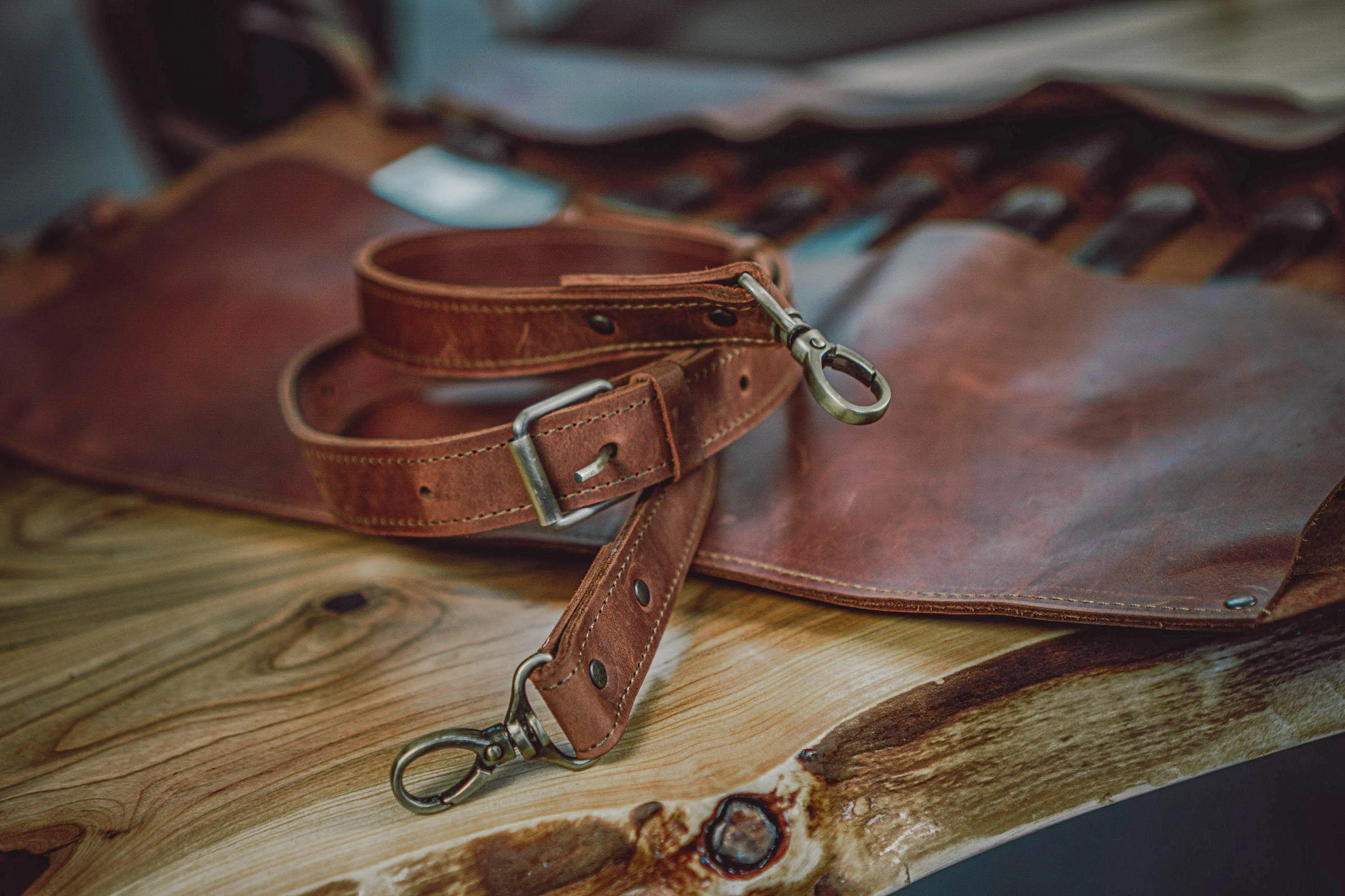 Knife Roll | Chefs Leather Knives Bag | Handmade | Personalization