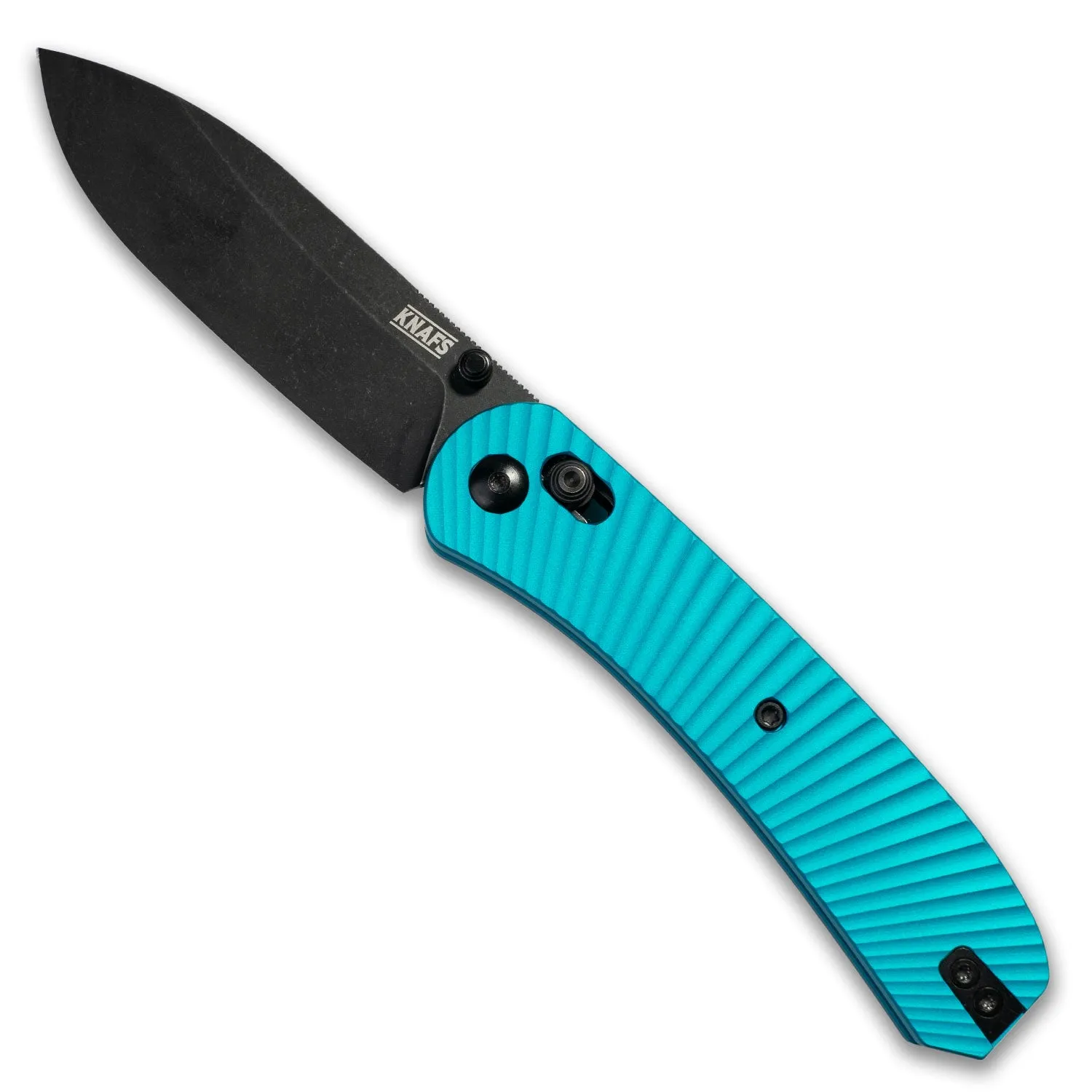 Lander 2 Pocket Knife - Solar Flare Aluminum Scales - Pre-built