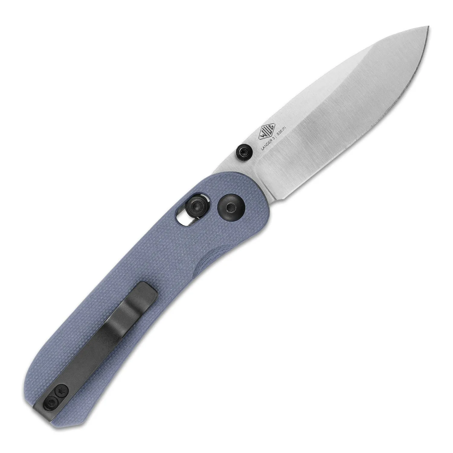 Lander 3 Pocket Knife - Horizon Blue G10 - Clutch Lock