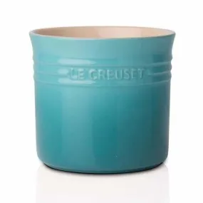 Le Creuset Stoneware Large Utensil Jar Teal