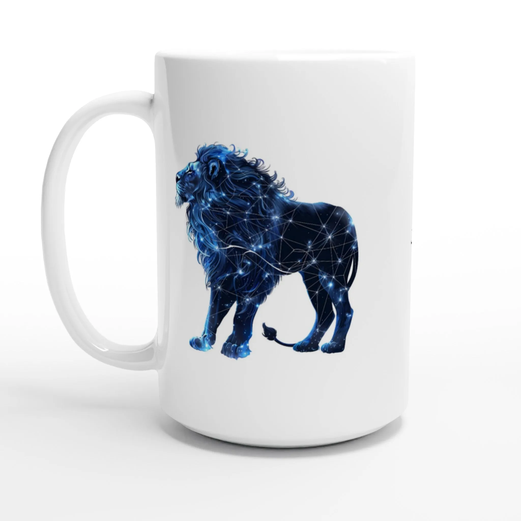 Leo Zodiac White 15 oz Ceramic Mug