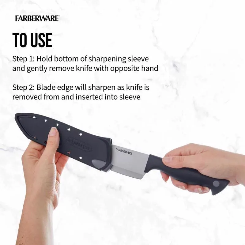 Lifetime Brands Farberware 6 in. L Stainless Steel Chef's Knife 2 pc