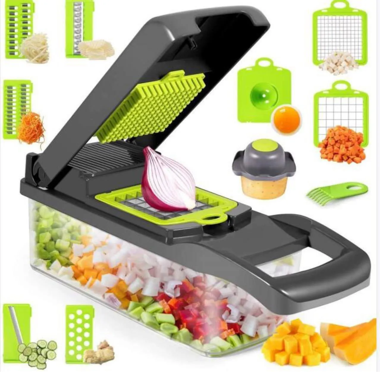 LovelyRLovely 12 In 1 Manual Vegetable Food Chopper