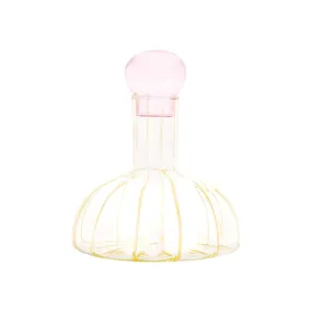 Maison Balzac Grand Soleil Decanter Yellow & Pink 1.3L