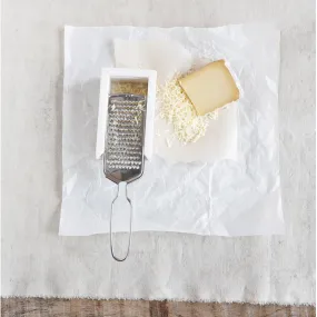 Marble & Steel Cheese Grater