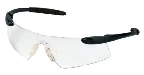 MCR Safety DS1 Black Frame, Clear UV-AF Lens