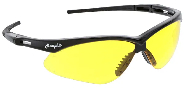 MCR Safety Memphis MP1 Black Frame, Amber