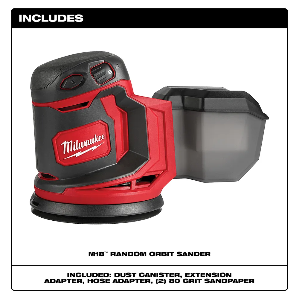 Milwaukee M18 Random Orbit Sander