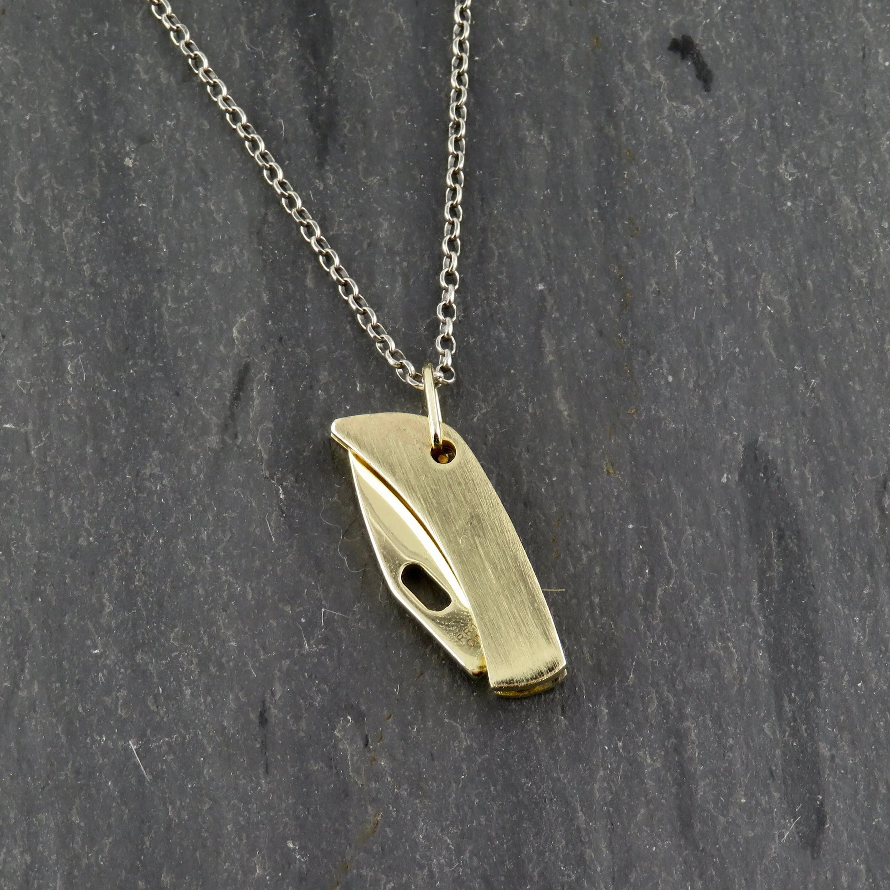 Mini Knife Necklace - Gold