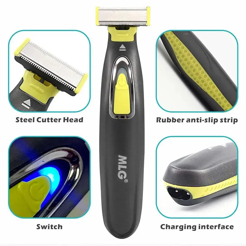 MLG Electric Shaver For Men and Women Portable Full Body Trimmer USB