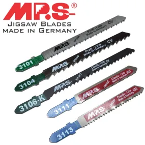 MPS JIGSAW BLADE BOX SET 10 PIECE 3X3101 3X3104 2X3106-K 1X3111 1X3113 MPS3100-8